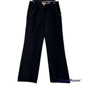 New MICHAEL Michael Kors Millbrook Fit Wide Leg Dress Pants Office Ready Sz 6
